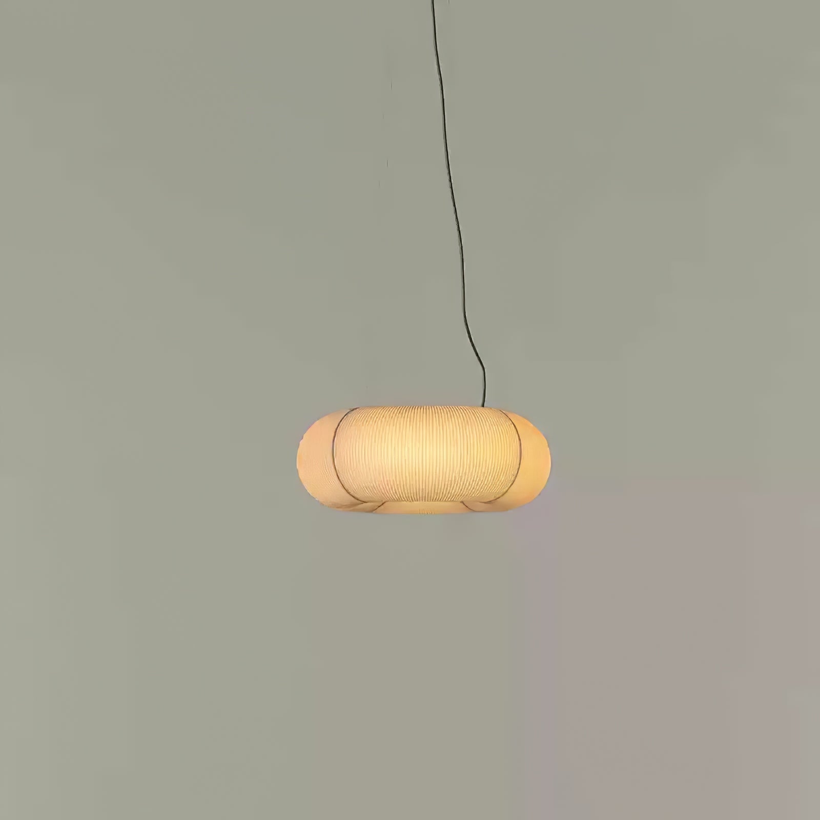 Oren Modern Minimalist Natural Mulberry Silk Pendant Lamp-Neutral Decor