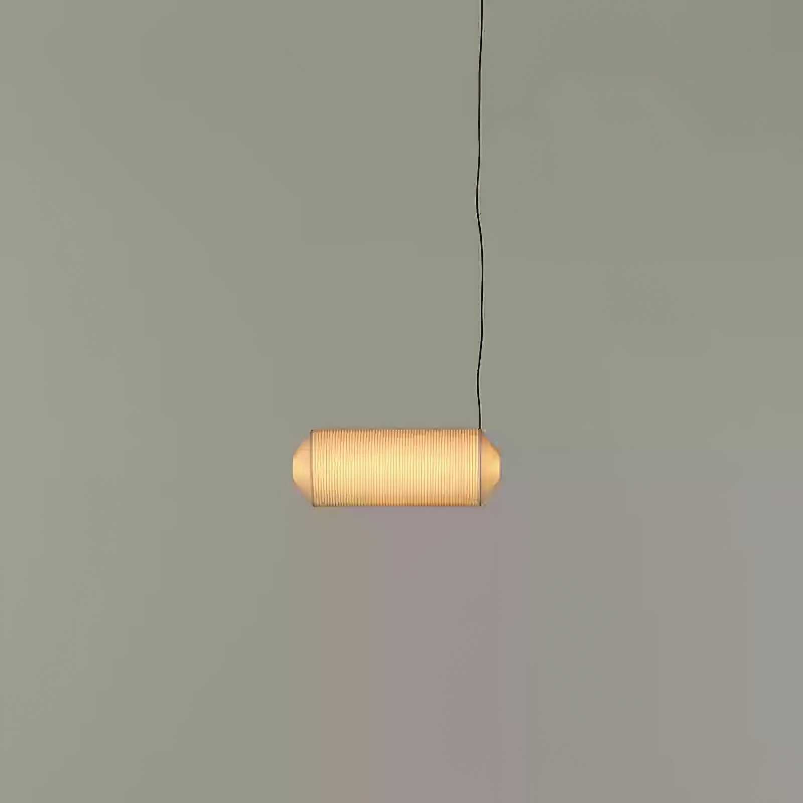 Oren Modern Minimalist Natural Mulberry Silk Pendant Lamp-Neutral Decor
