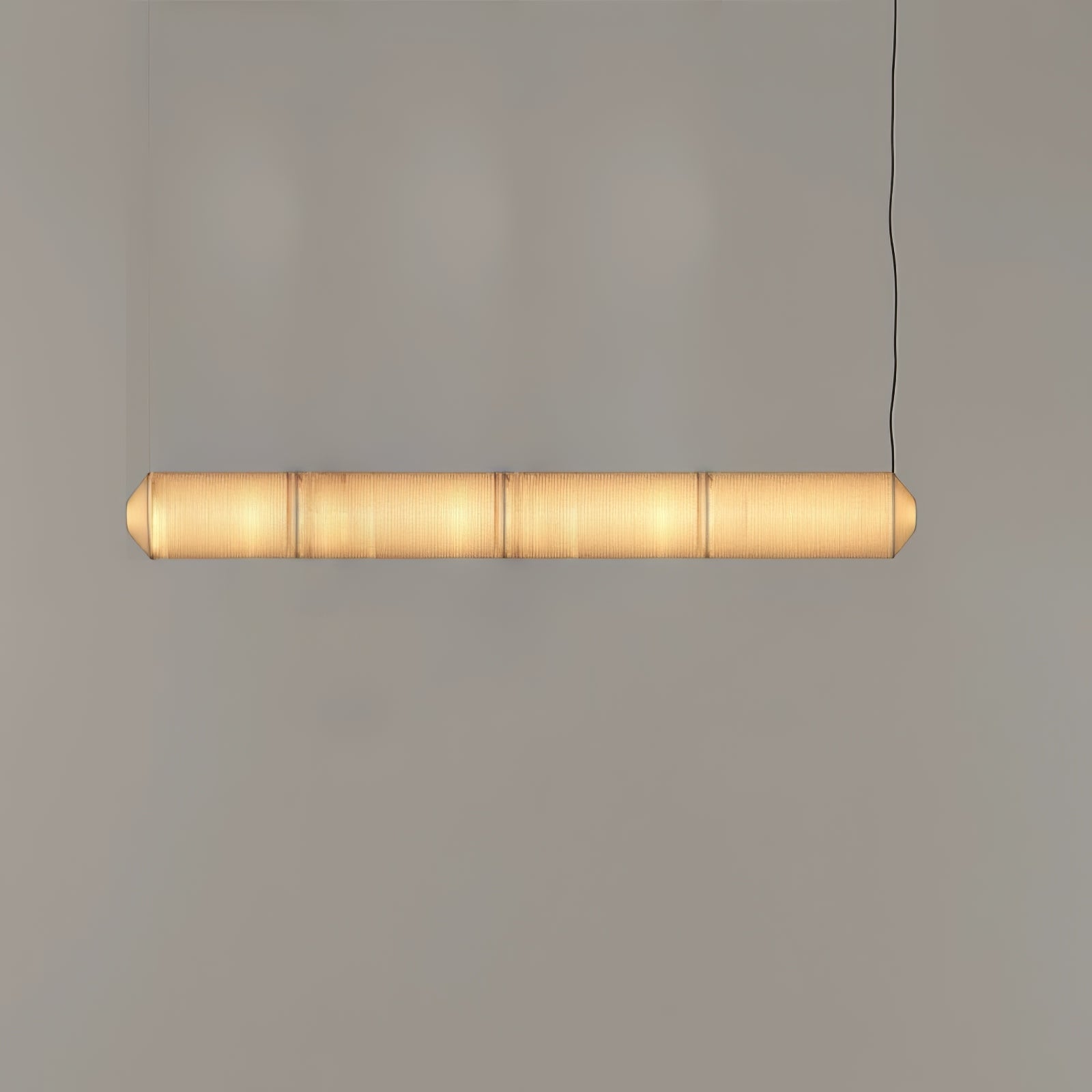 Oren Modern Minimalist Natural Mulberry Silk Pendant Lamp-Neutral Decor