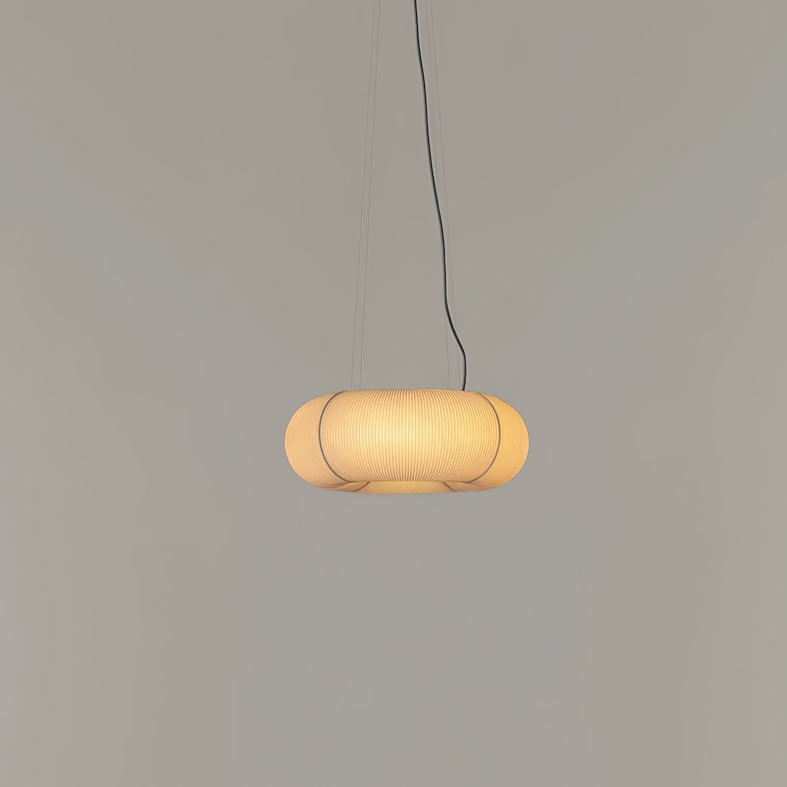 Oren Modern Minimalist Natural Mulberry Silk Pendant Lamp-Neutral Decor