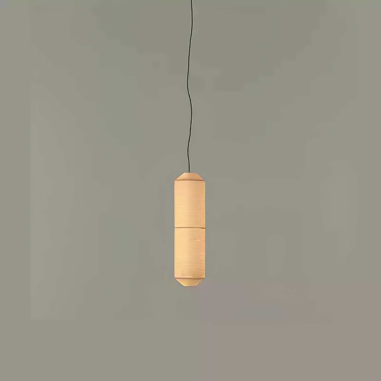 Oren Modern Minimalist Natural Mulberry Silk Pendant Lamp-Neutral Decor