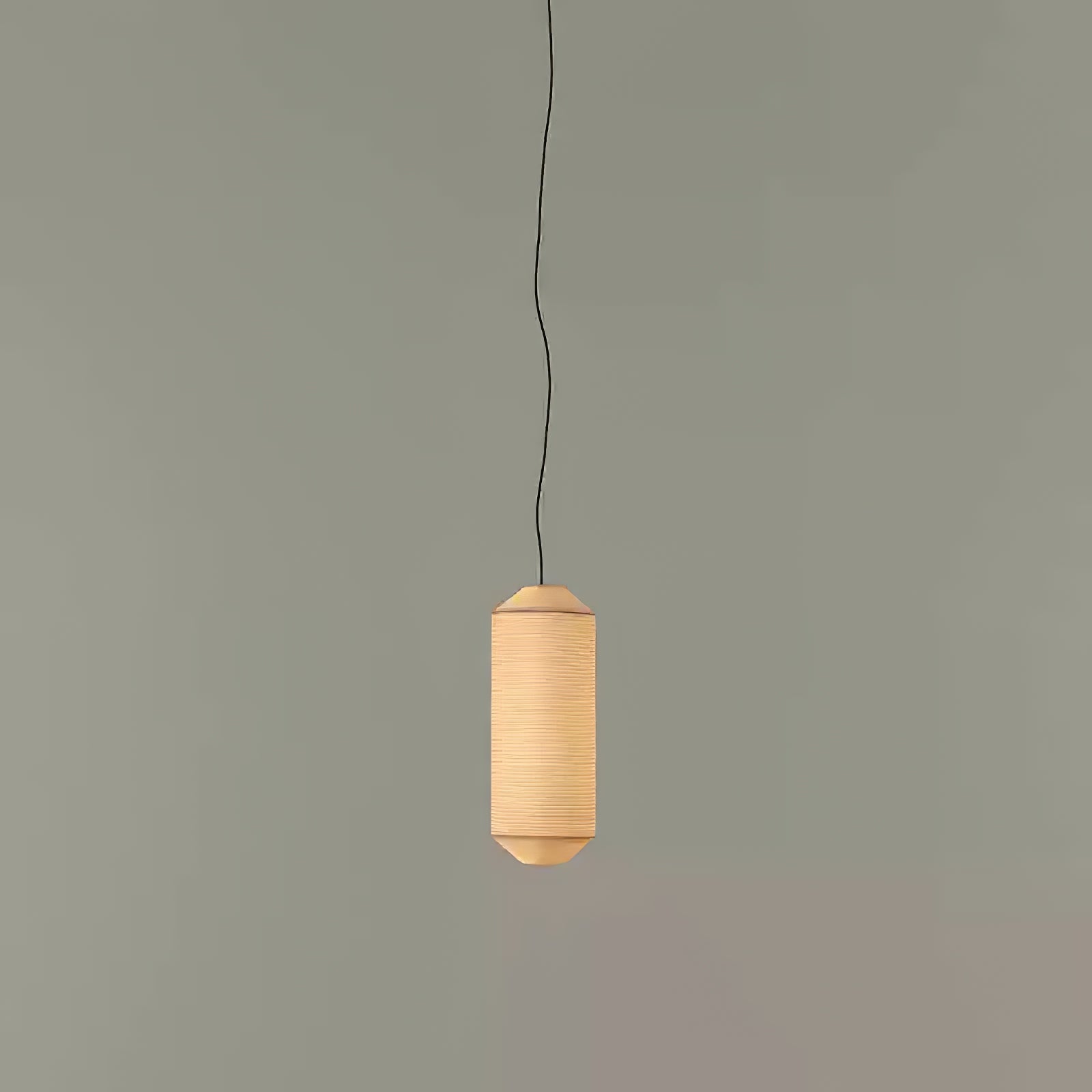 Oren Modern Minimalist Natural Mulberry Silk Pendant Lamp-Neutral Decor