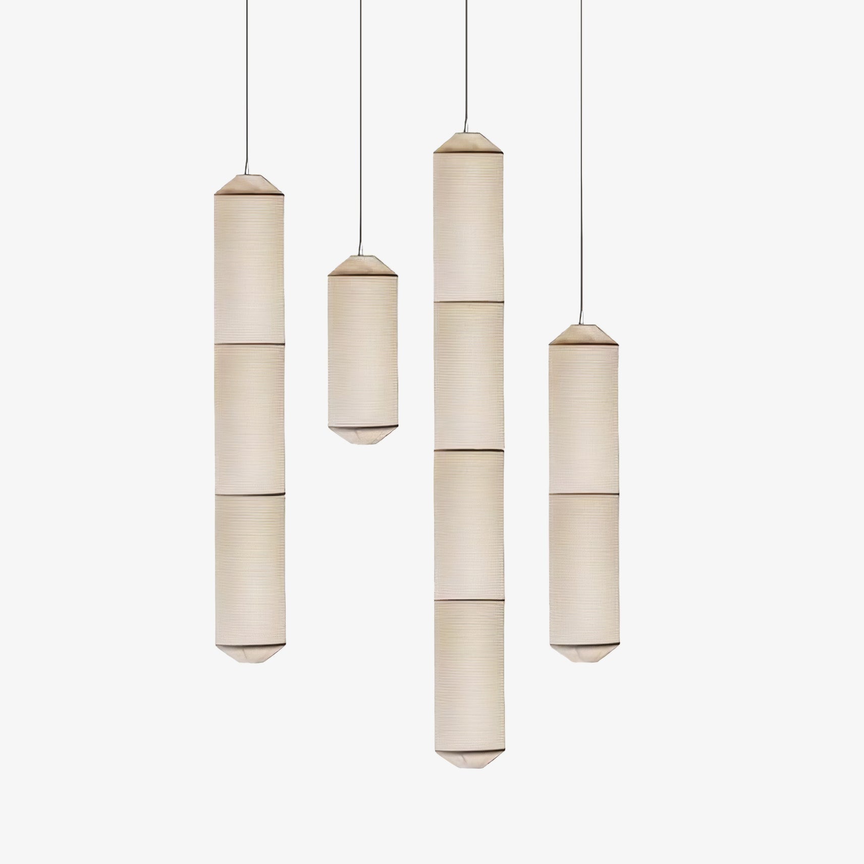 Oren Modern Minimalist Natural Mulberry Silk Pendant Lamp-Neutral Decor