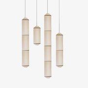 Oren Modern Minimalist Natural Mulberry Silk Pendant Lamp-Neutral Decor