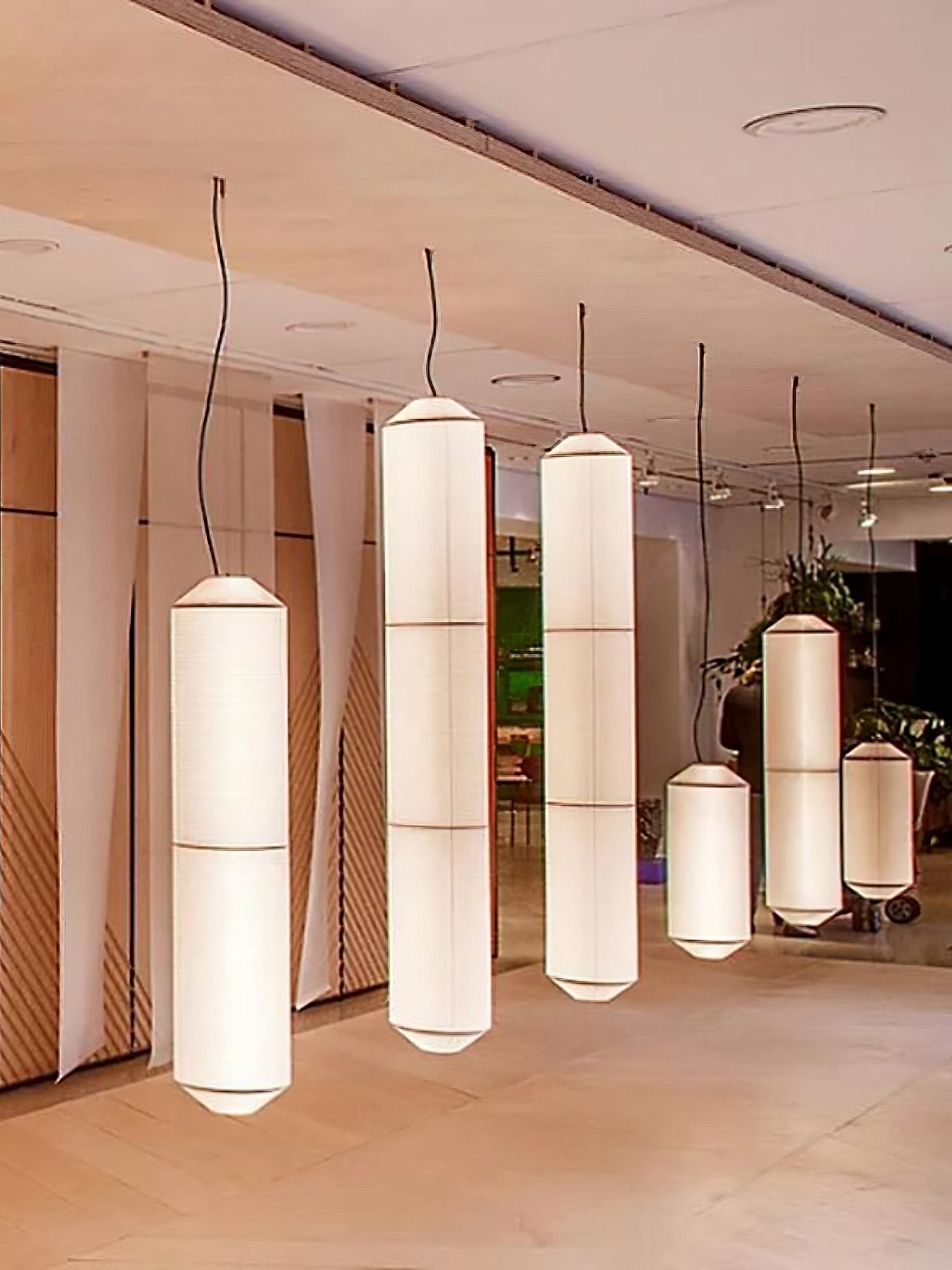 Oren Modern Minimalist Natural Mulberry Silk Pendant Lamp-Neutral Decor