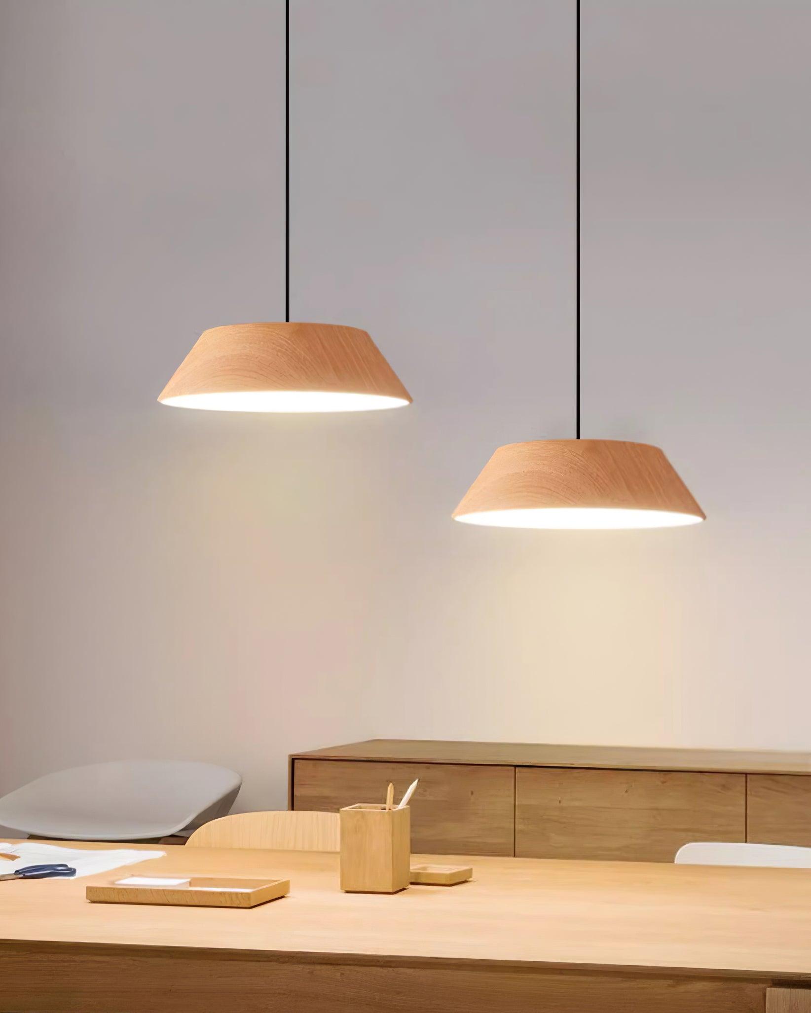 Novain Wood Grain Pendant Light