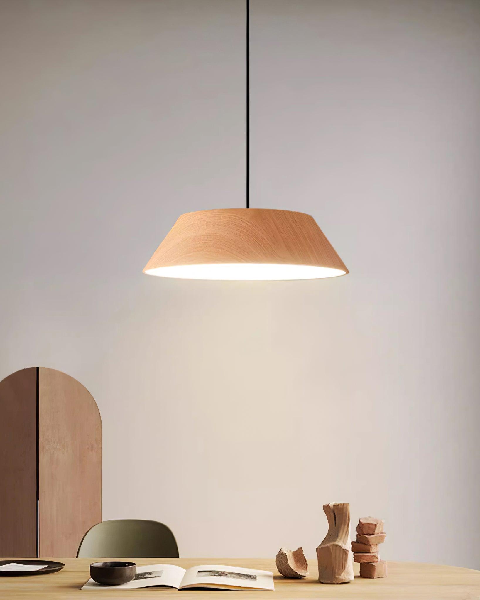 Novain Wood Grain Pendant Light
