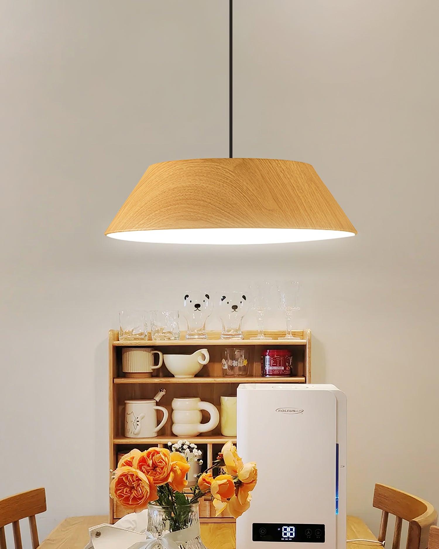 Novain Wood Grain Pendant Light