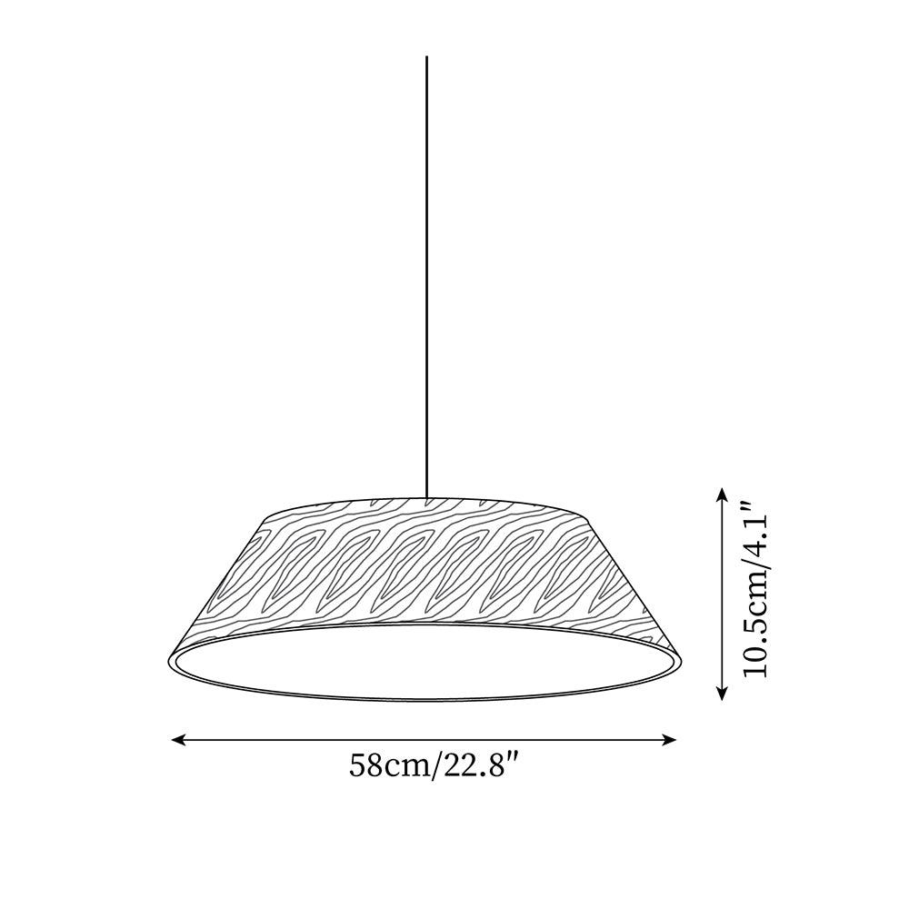 Novain Wood Grain Pendant Light
