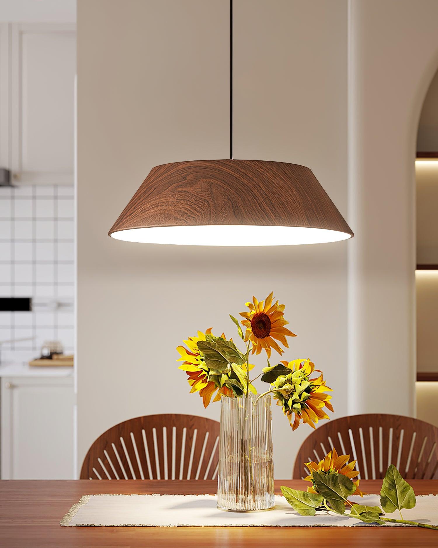 Novain Wood Grain Pendant Light