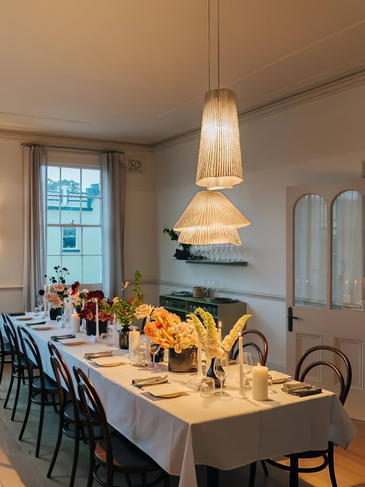 Viora Steel Vintage Pendant Lamp-Neutral Decor