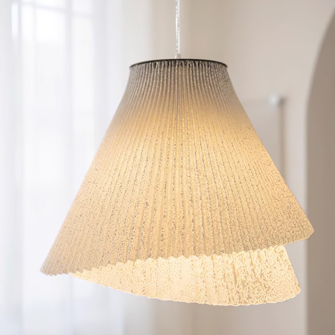 Viora Steel Vintage Pendant Lamp-Neutral Decor