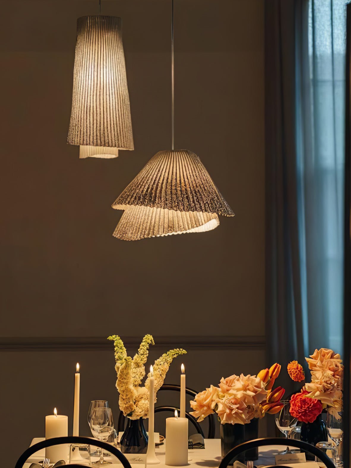 Viora Steel Vintage Pendant Lamp-Neutral Decor