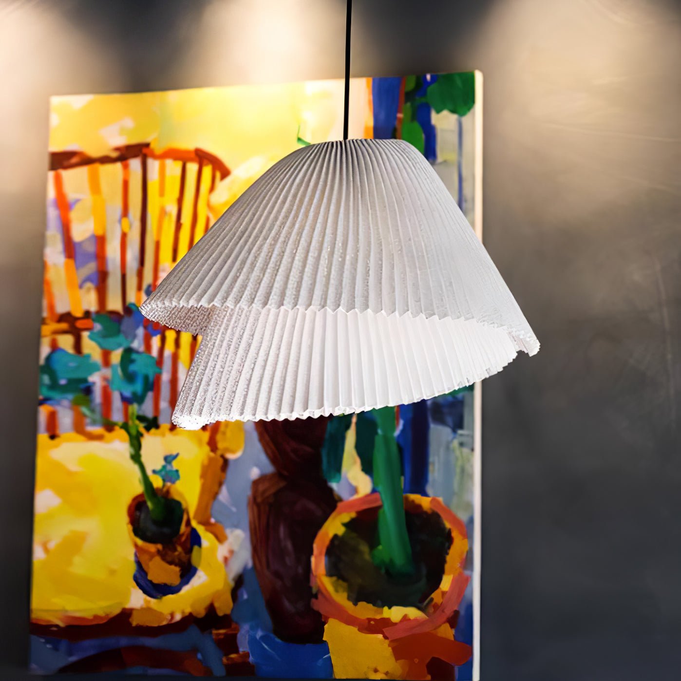 Viora Steel Vintage Pendant Lamp-Neutral Decor
