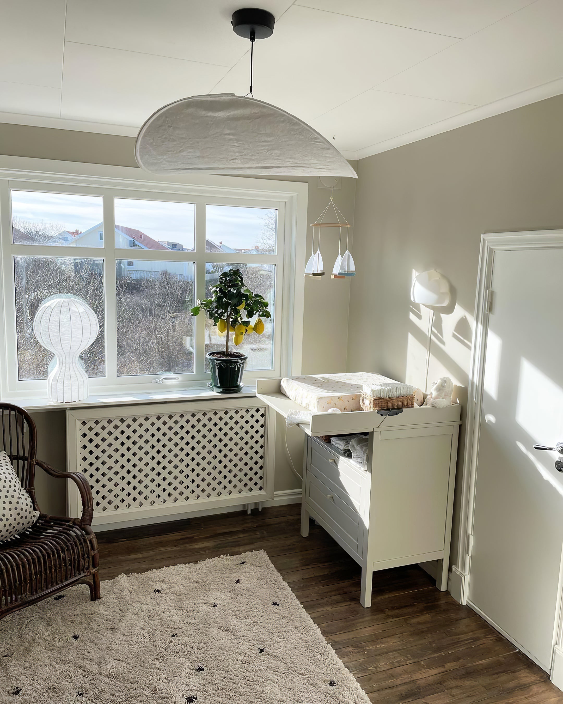 Vela Minimalist Silk Pendant Light-Neutral Decor