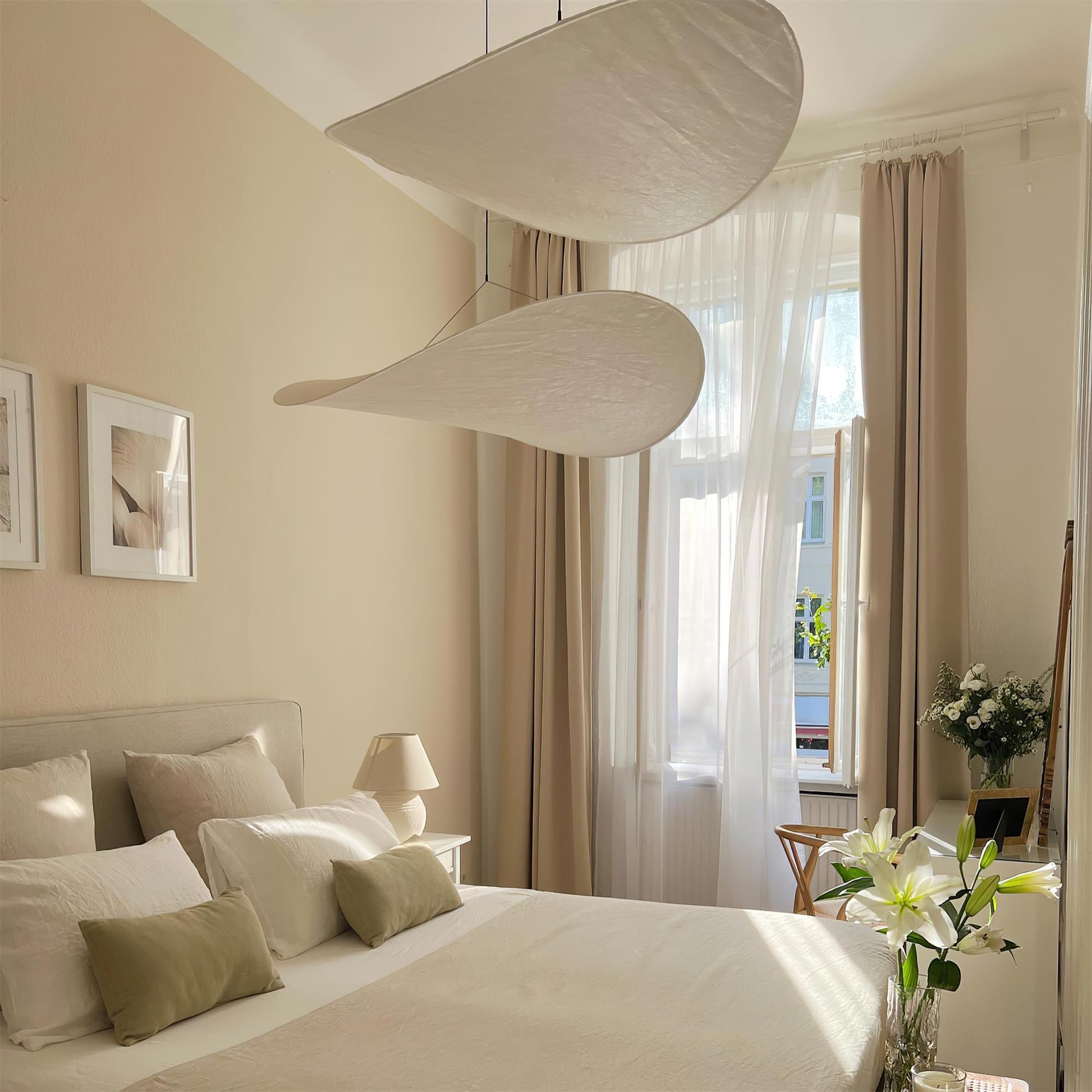 Twist Pendant Contemporary Swag Light-Neutral Decor