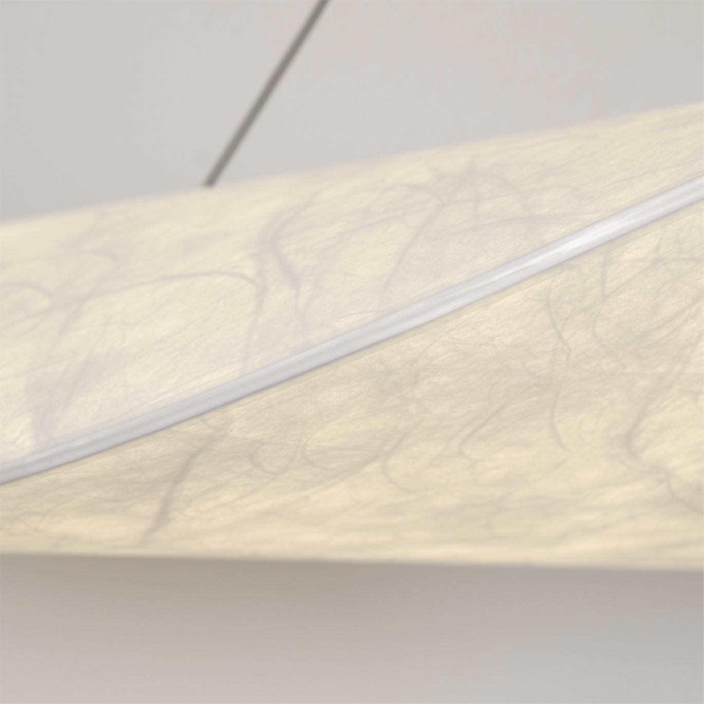 Vela Minimalist Silk Pendant Light-Neutral Decor