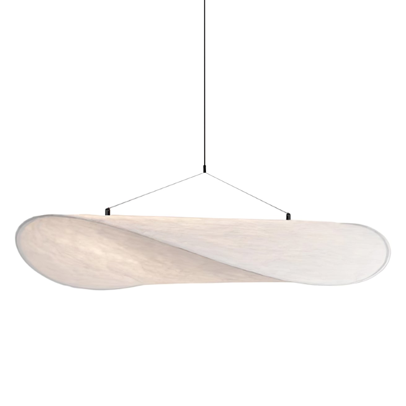 Twist Pendant Contemporary Swag Light-Neutral Decor