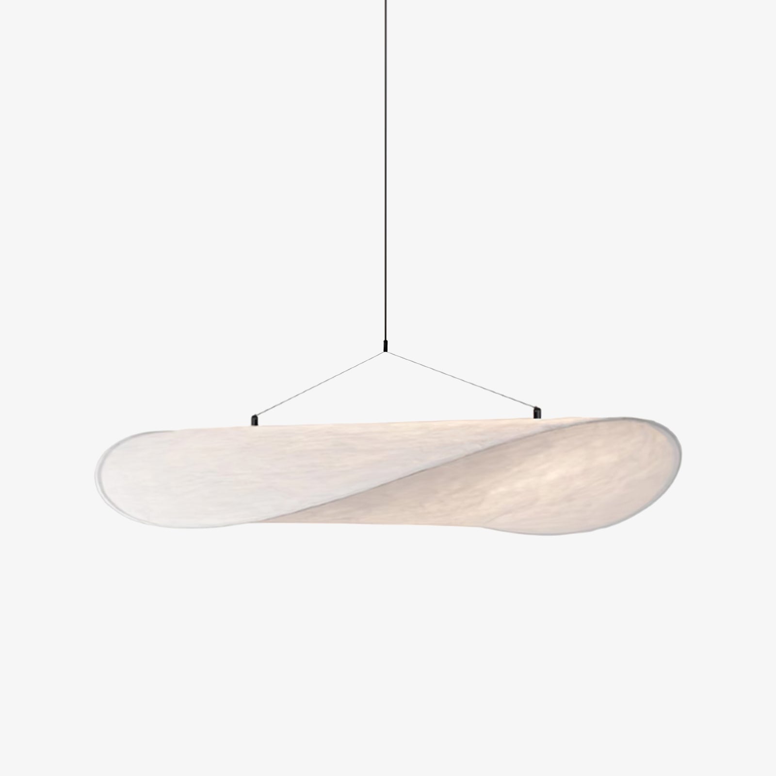 Twist Pendant Contemporary Swag Light-Neutral Decor