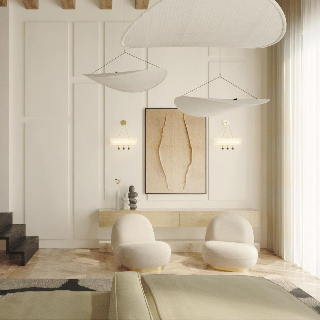 Twist Pendant Contemporary Swag Light-Neutral Decor