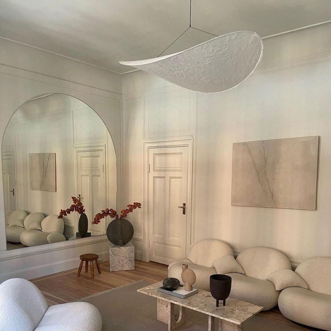 Twist Pendant Contemporary Swag Light-Neutral Decor