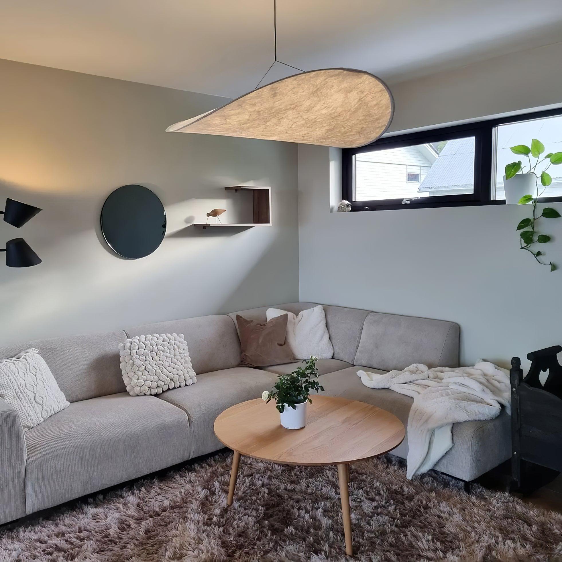 Twist Pendant Contemporary Swag Light-Neutral Decor