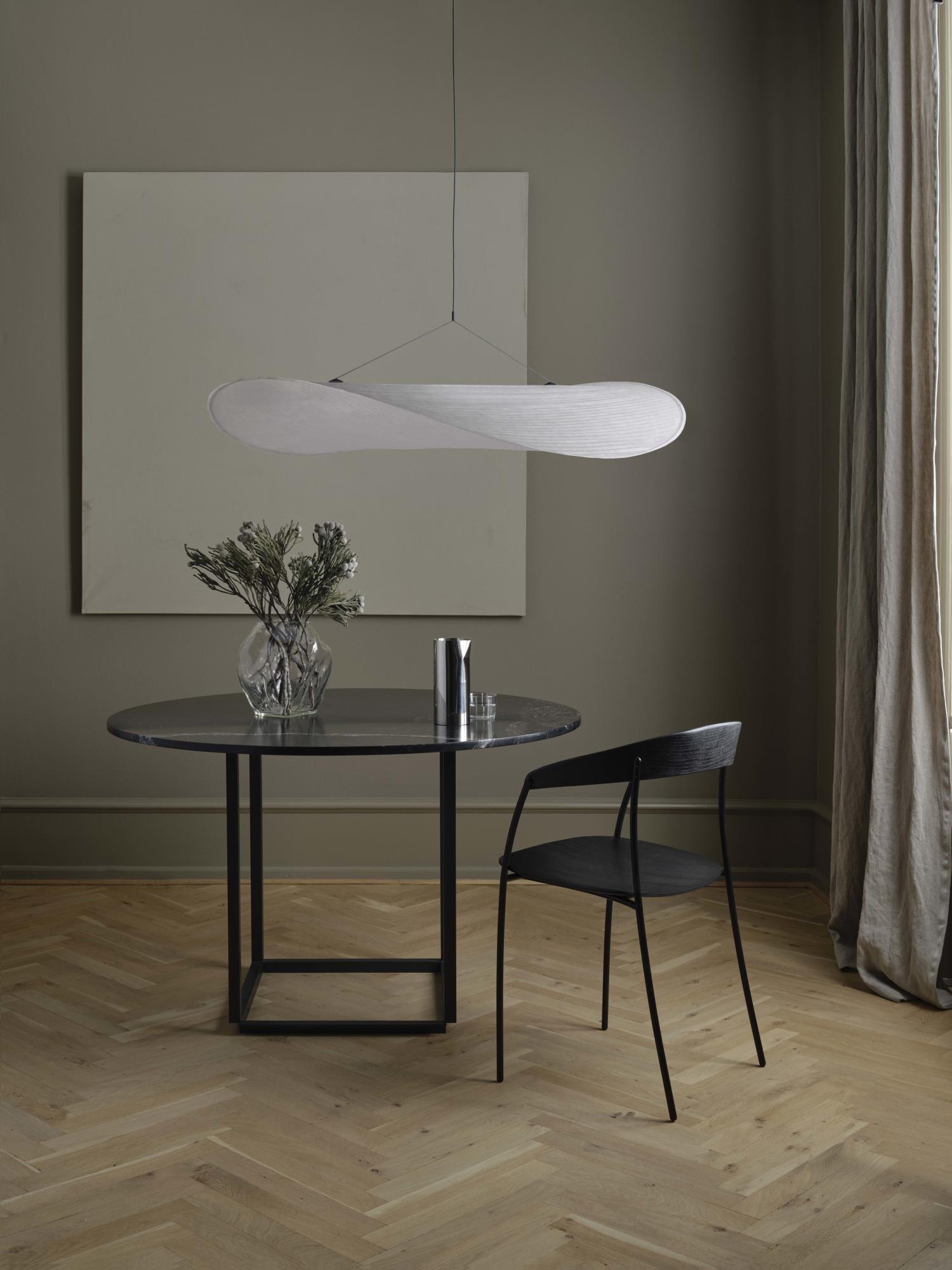 Vela Minimalist Silk Pendant Light-Neutral Decor
