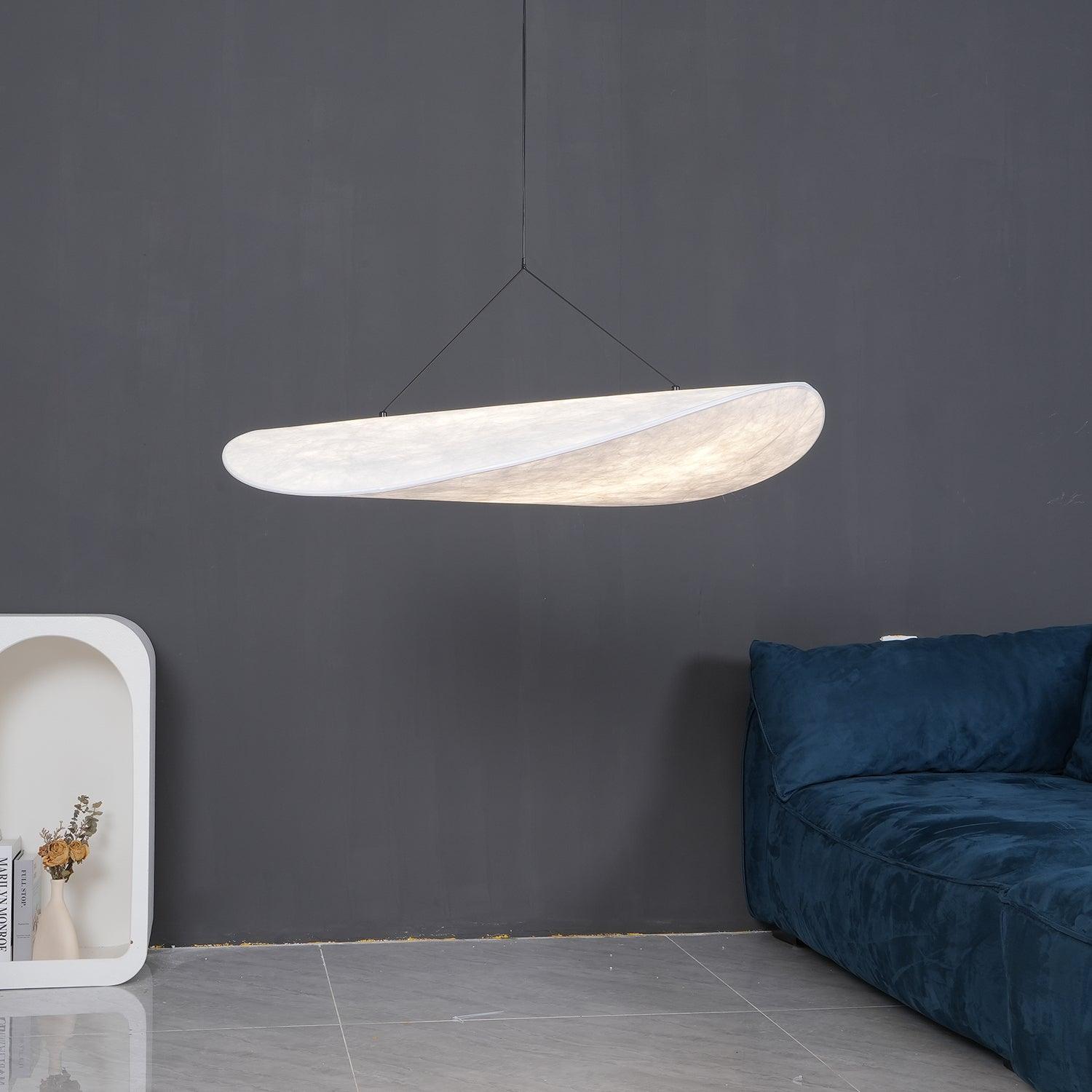 Twist Pendant Contemporary Swag Light-Neutral Decor