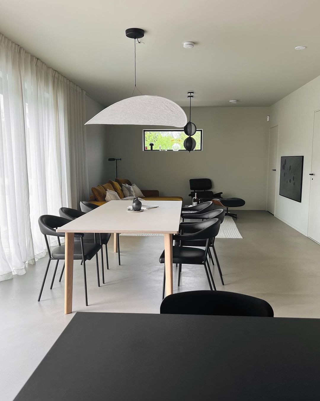 Larenol Paper & Glass Fiber Pendant Lamp-Neutral Decor