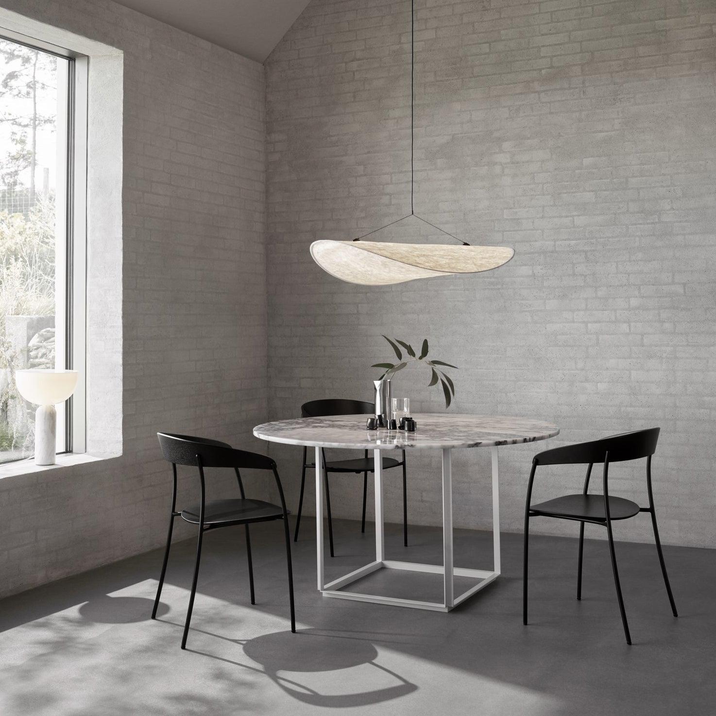 Larenol Paper & Glass Fiber Pendant Lamp-Neutral Decor