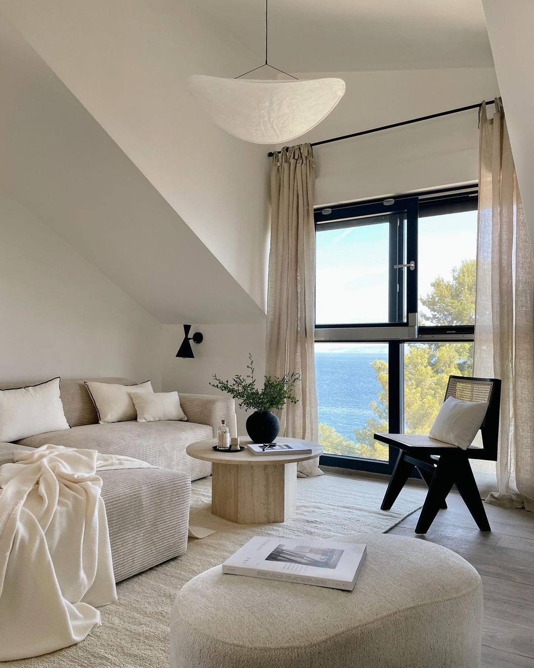 Twist Pendant Contemporary Swag Light-Neutral Decor