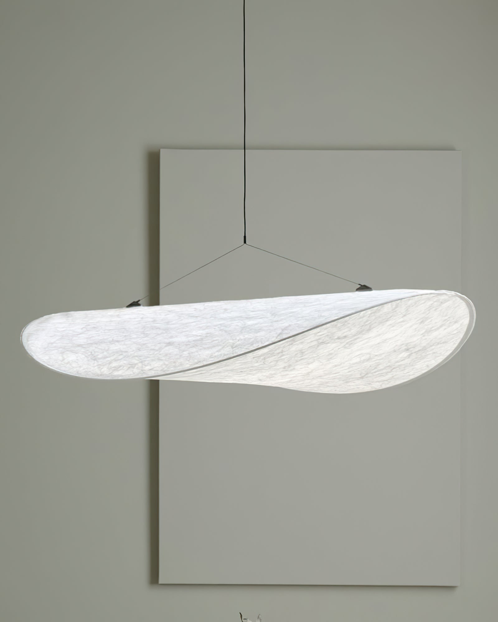 Larenol Paper & Glass Fiber Pendant Lamp-Neutral Decor