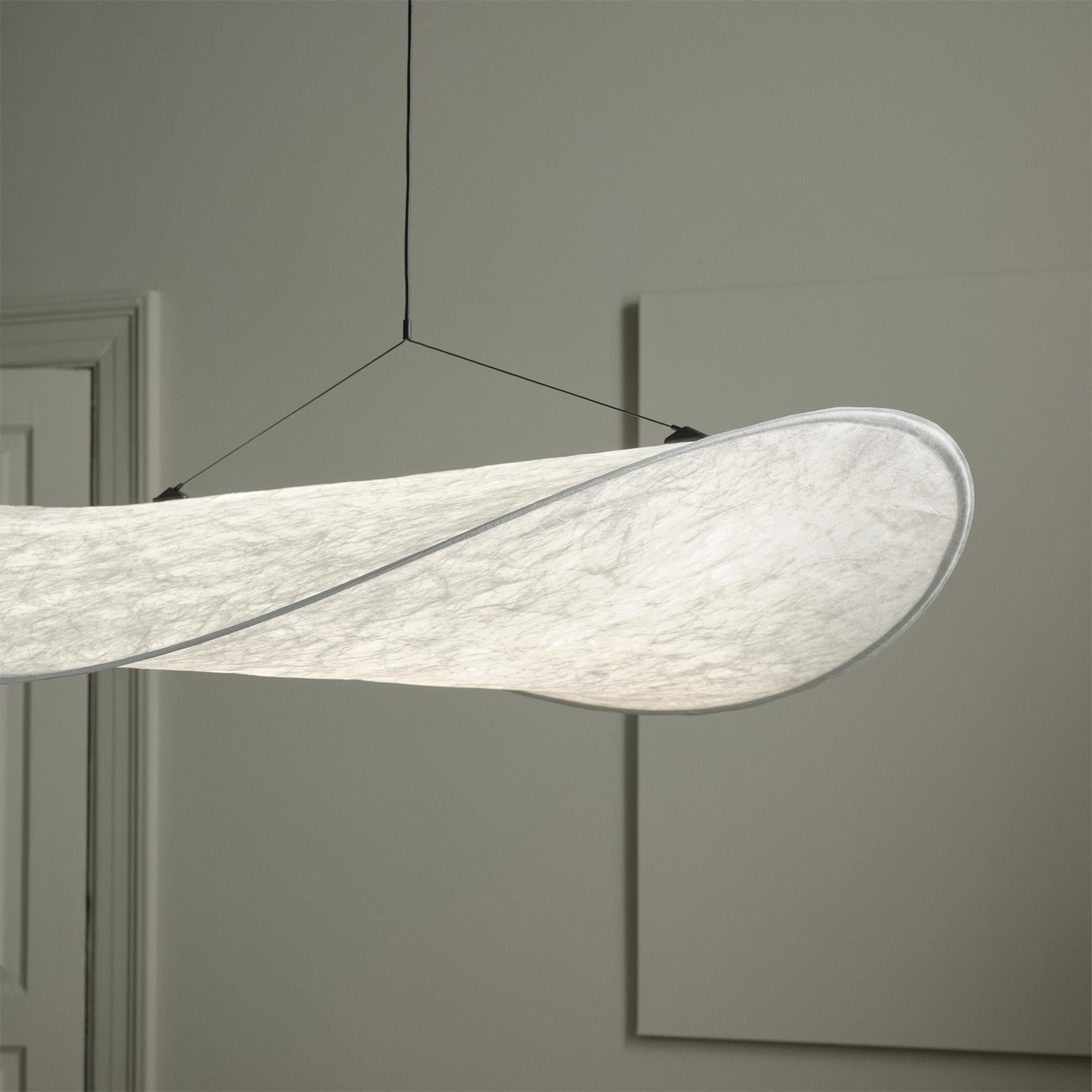 Larenol Paper & Glass Fiber Pendant Lamp-Neutral Decor