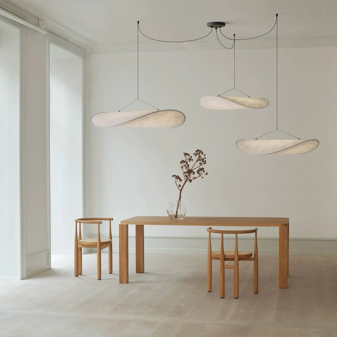 Marenis Elegance Nordic Silk Pendant Light-Neutral Decor