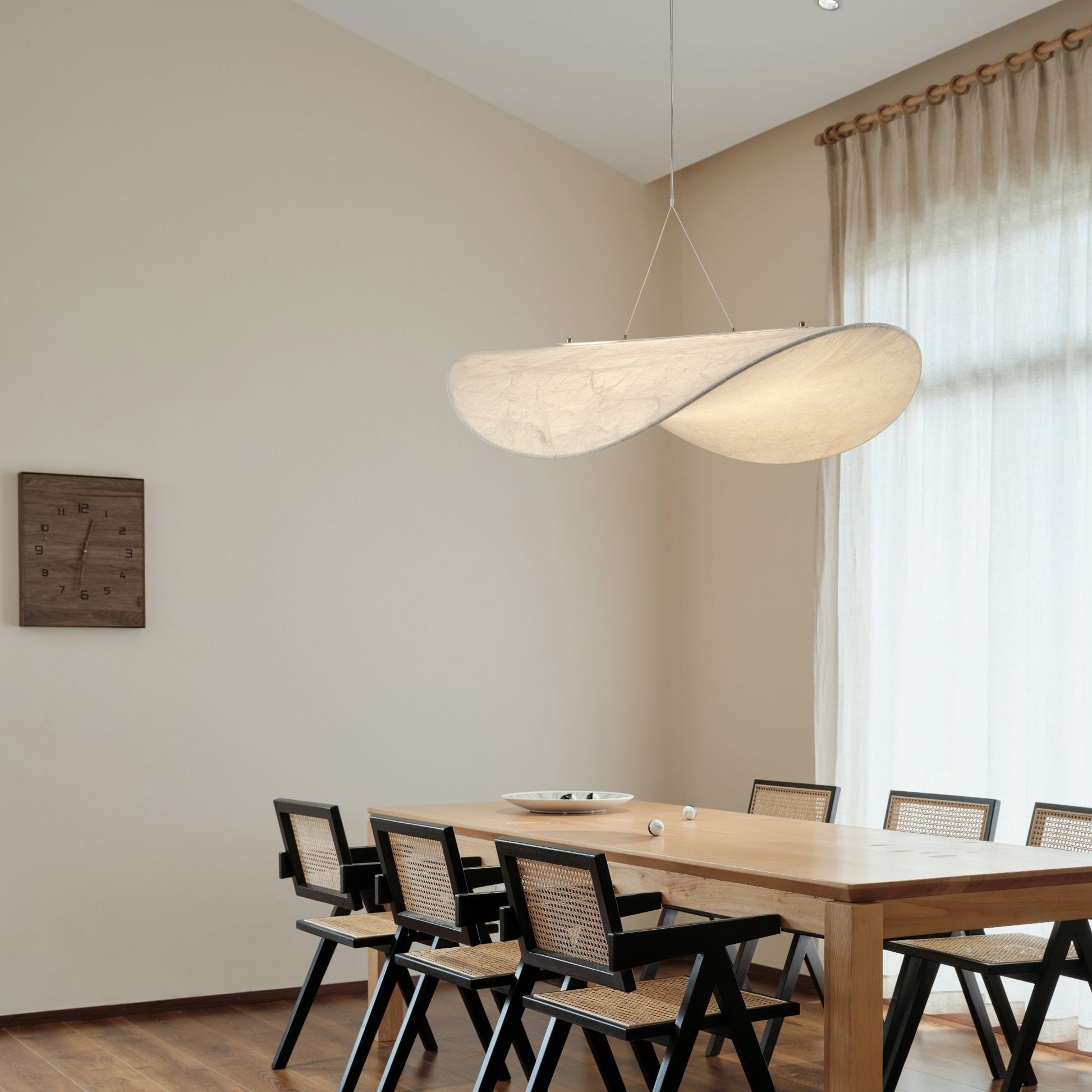Marenis Elegance Nordic Silk Pendant Light-Neutral Decor