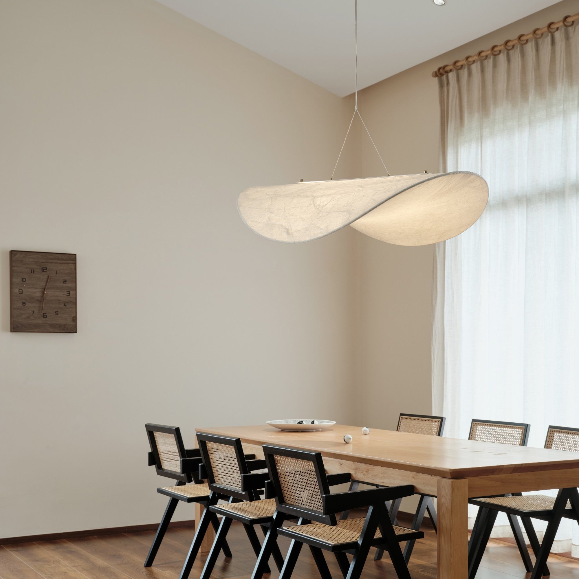 Marenis Elegance Nordic Silk Pendant Light-Neutral Decor