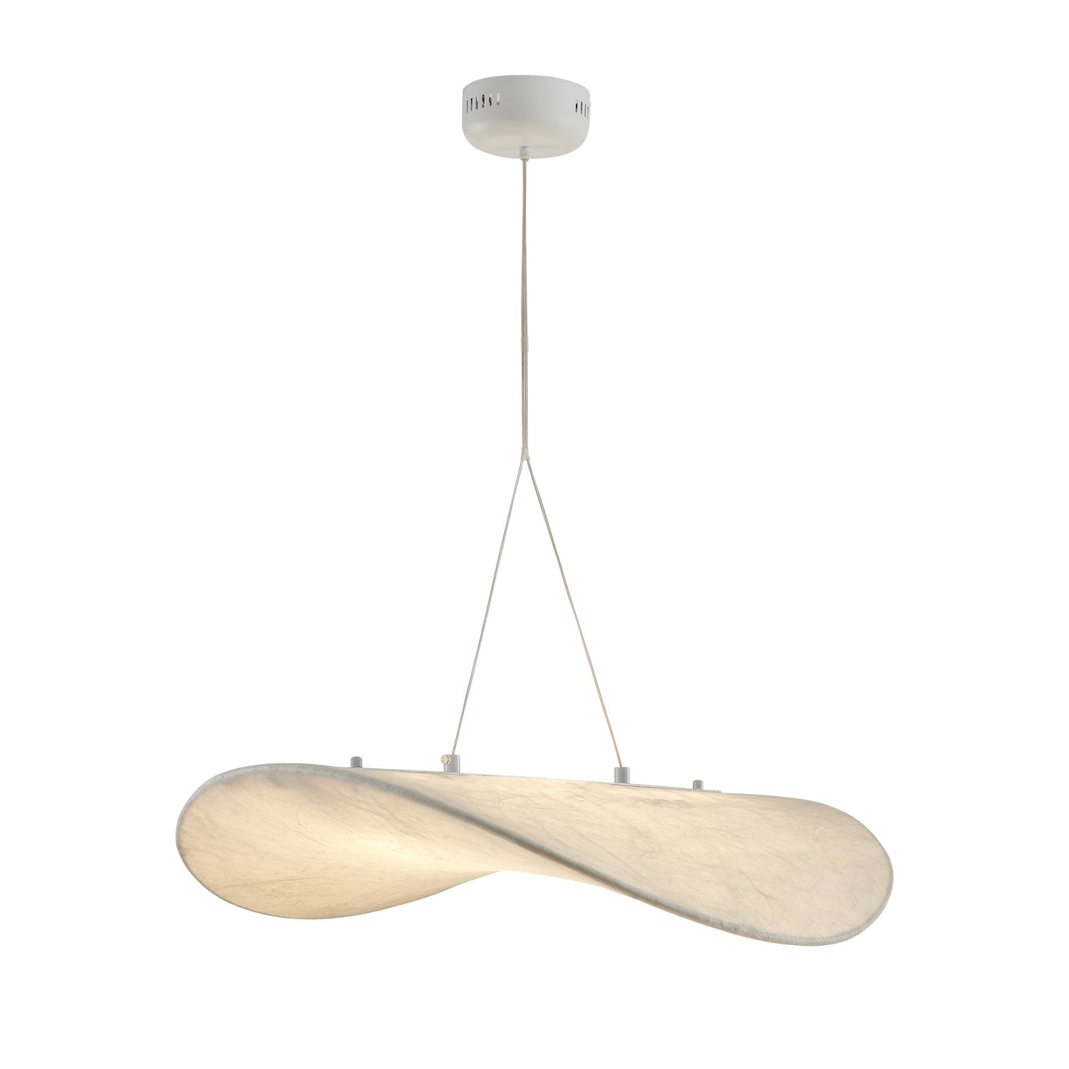 Marenis Elegance Nordic Silk Pendant Light-Neutral Decor