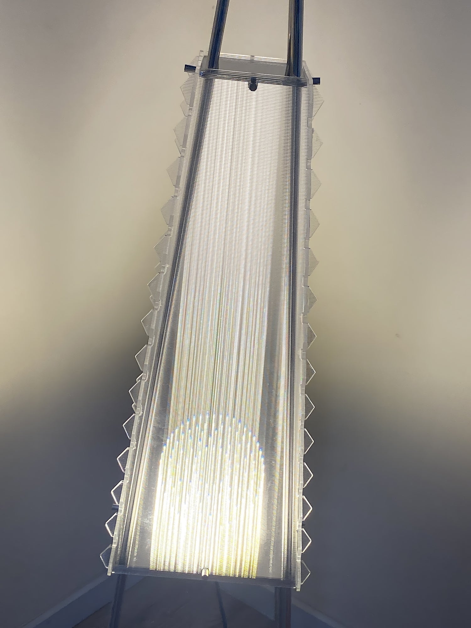 Tetra Industrial Acrylic Floor Lamp-Neutral Decor