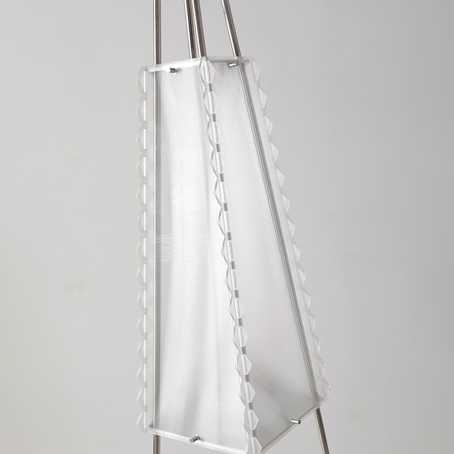 Tetra Industrial Acrylic Floor Lamp-Neutral Decor