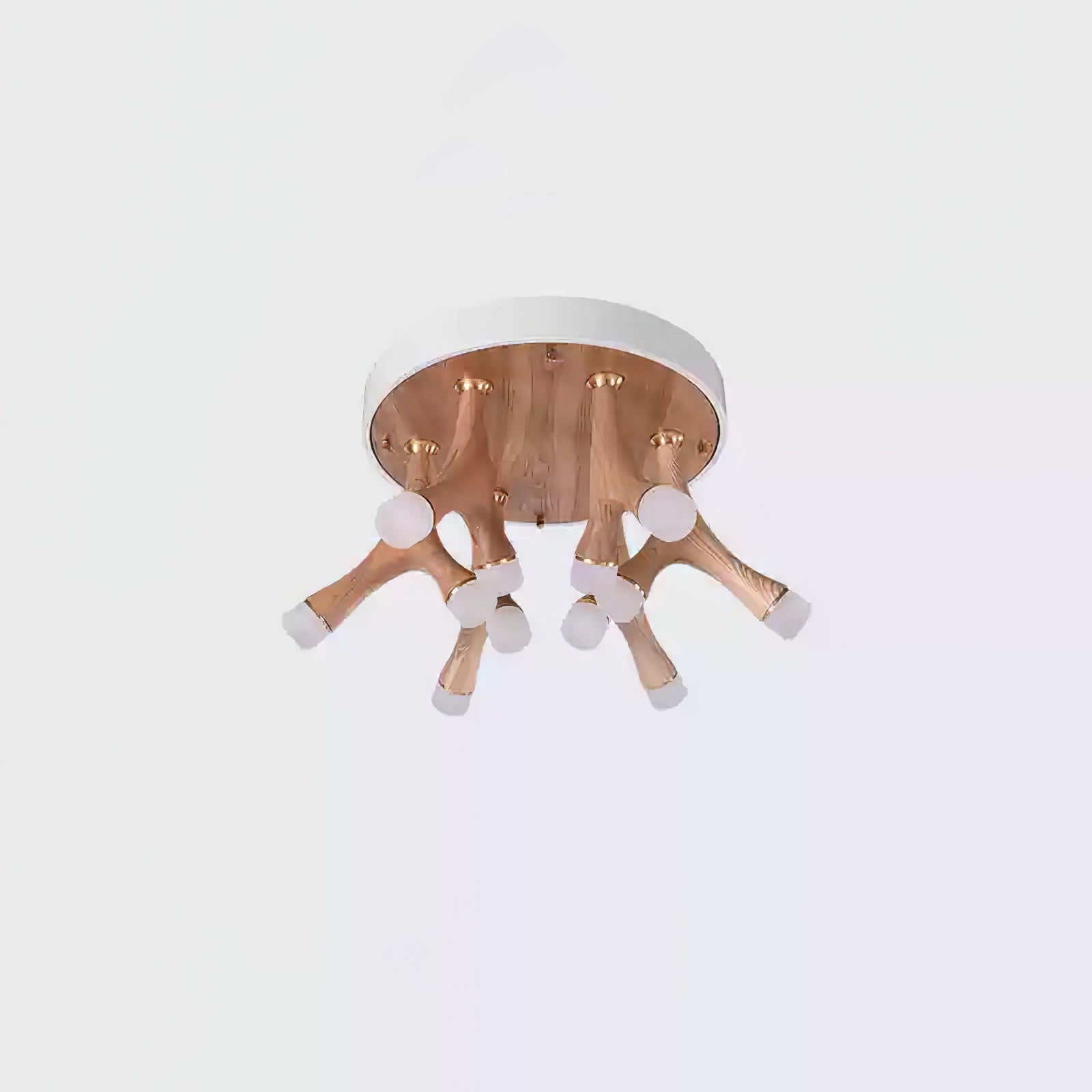 Vilorion Nature-Inspired Wood Ceiling Light-Neutral Decor