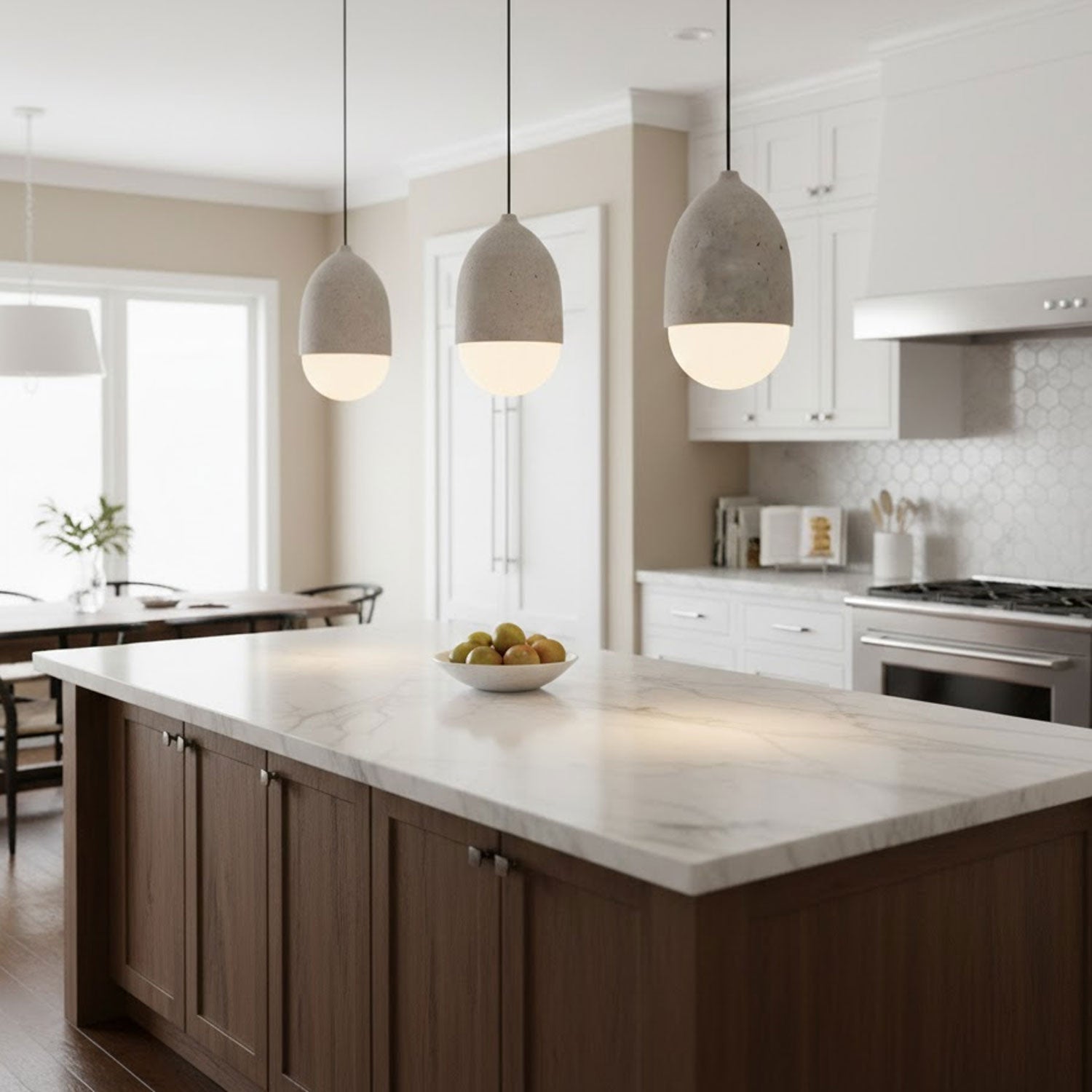 Terra Orb Cluster Pendant Lamp-Neutral Decor