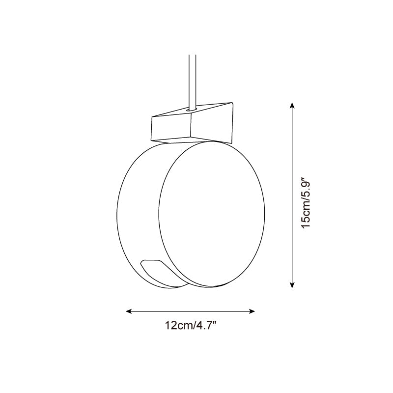 Ritta  Pendant Light Geometry Travertine