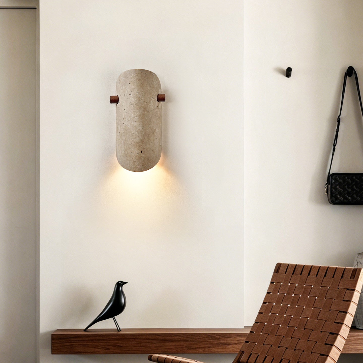 Terra Curve Wall Sconce-Neutral Decor
