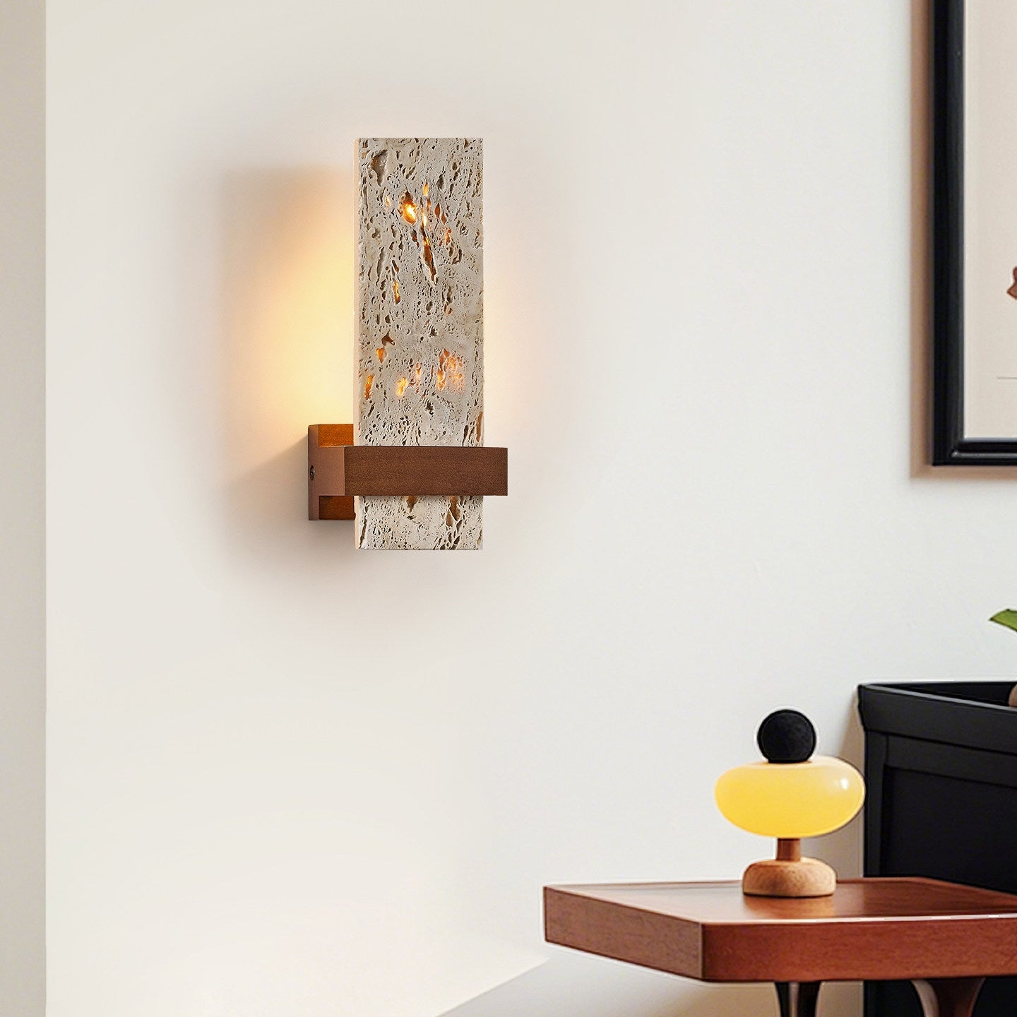 Terra Travertine Wall Light-Neutral Decor