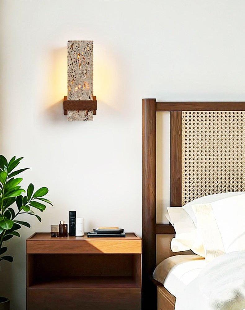 Terra Travertine Wall Light-Neutral Decor