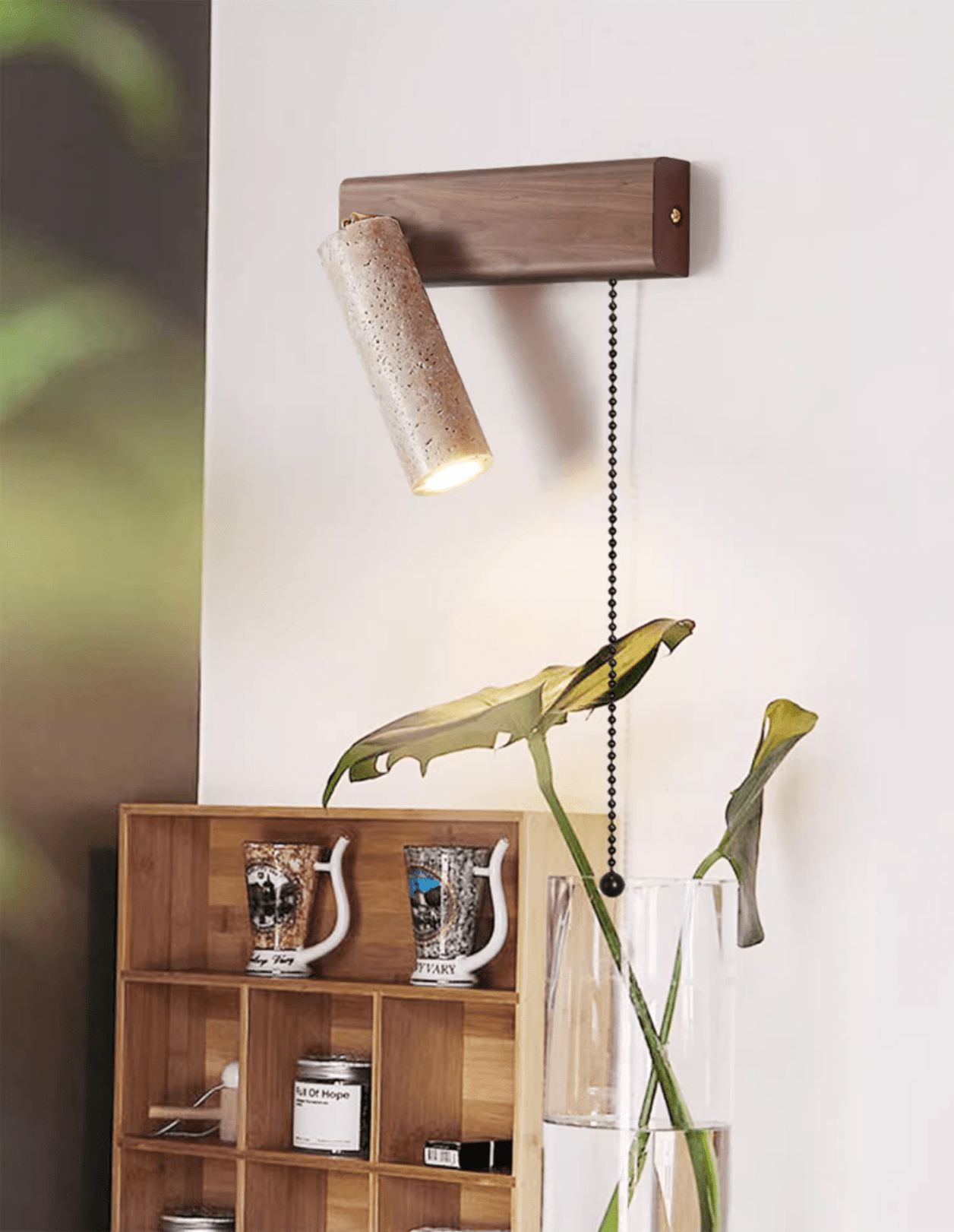 Othrix Beam Pull Wall Light-Neutral Decor