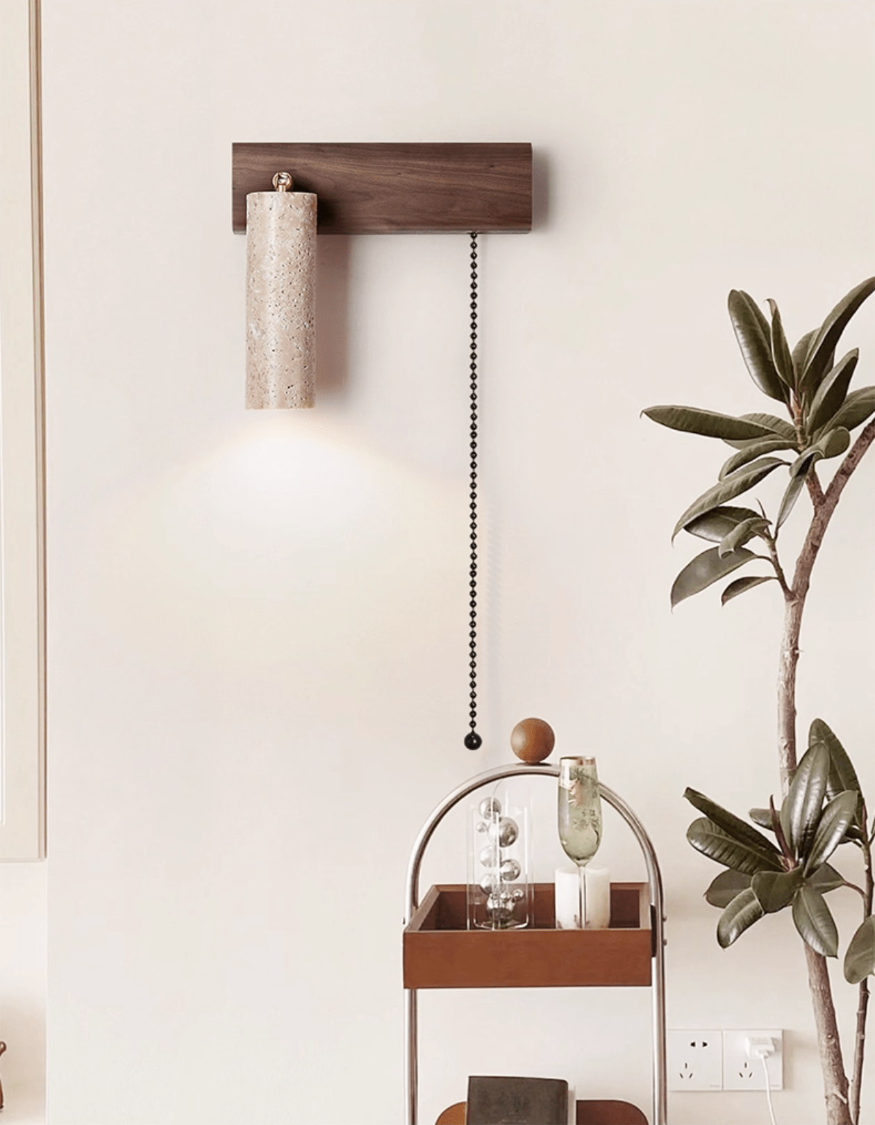 Othrix Beam Pull Wall Light-Neutral Decor