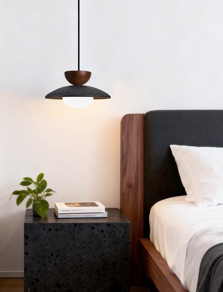 Terra Cotta Pendant Lamp-Neutral Decor
