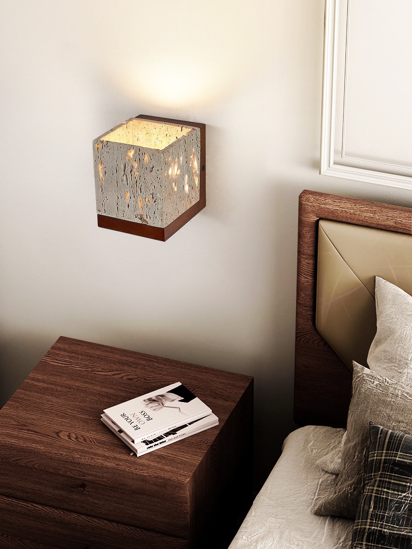 Terra Cube Wall Light-Neutral Decor