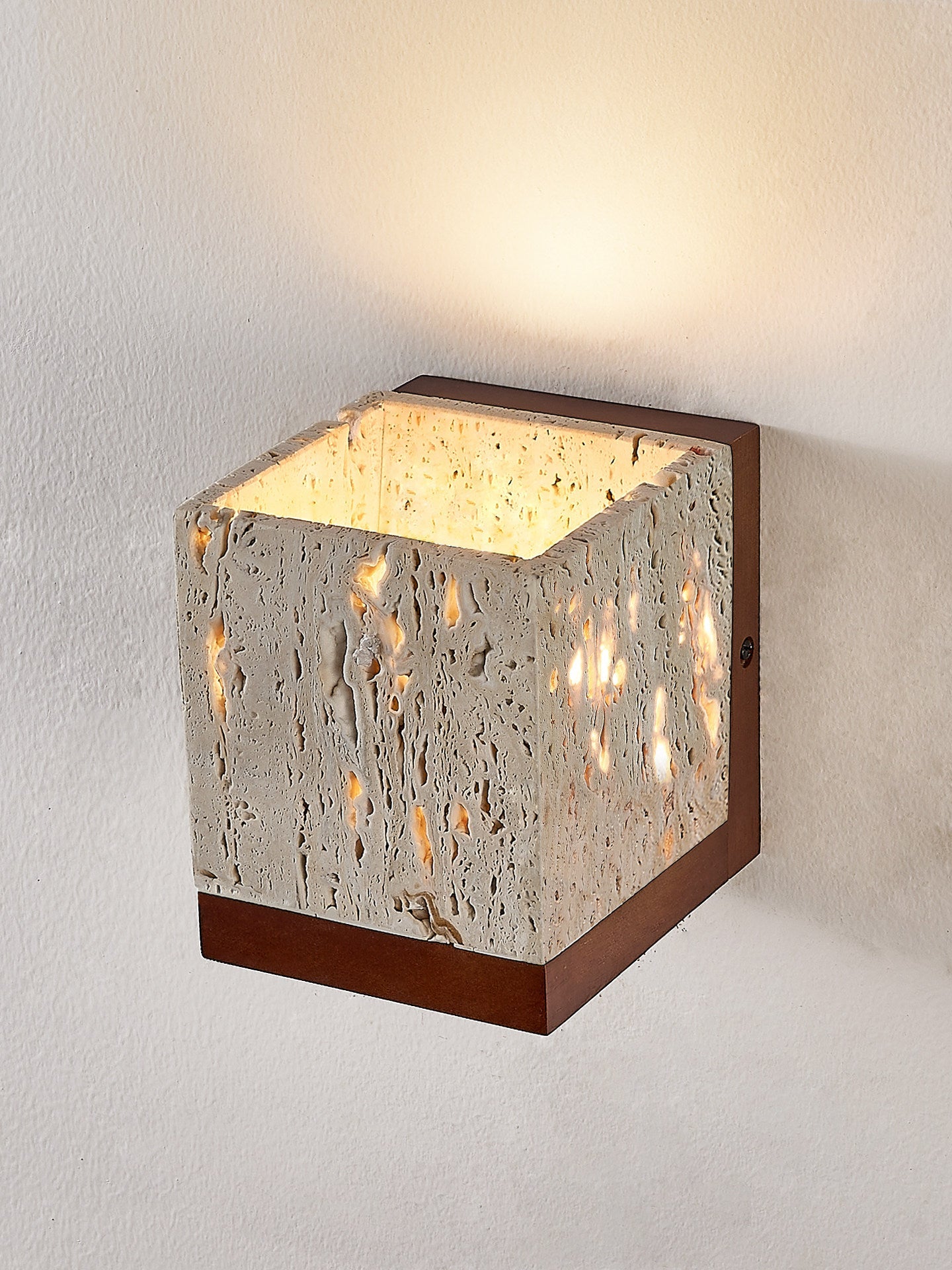 Terra Cube Wall Light-Neutral Decor